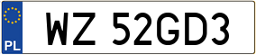 Truck License Plate